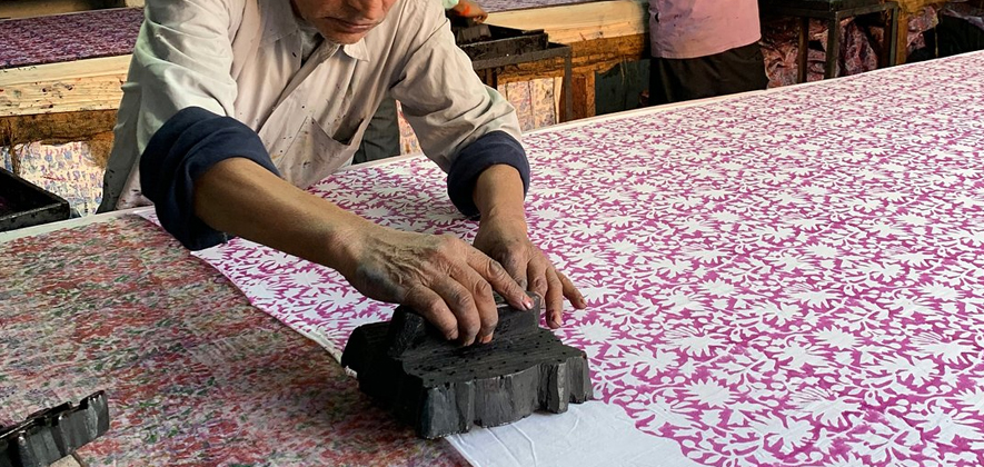 Learn Hand Block Printing Techniques & Print Your Own Fabric